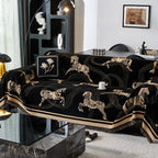 Vintage Horse Pattern Sofa Cover
