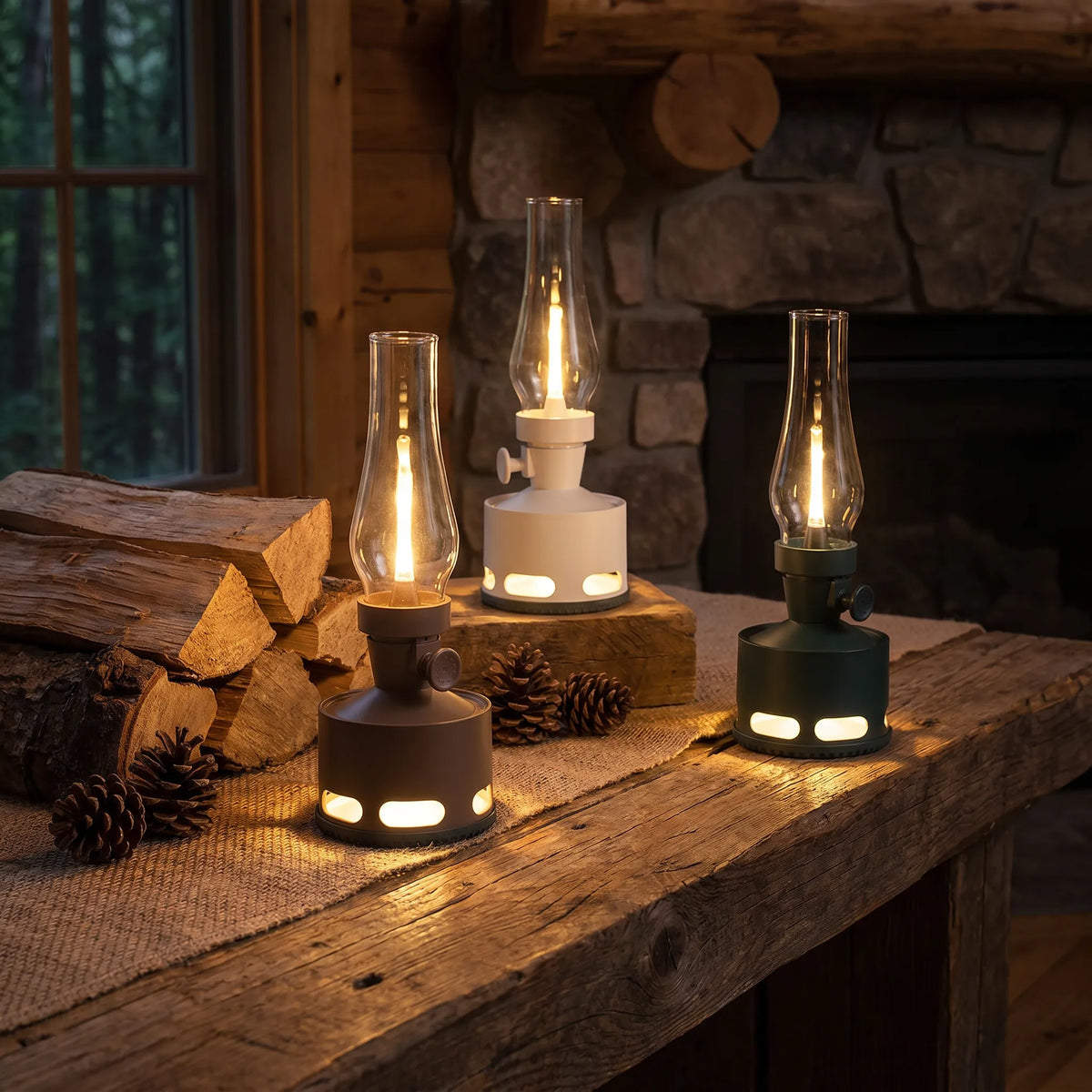 Vintage Rechargeable LED Lantern