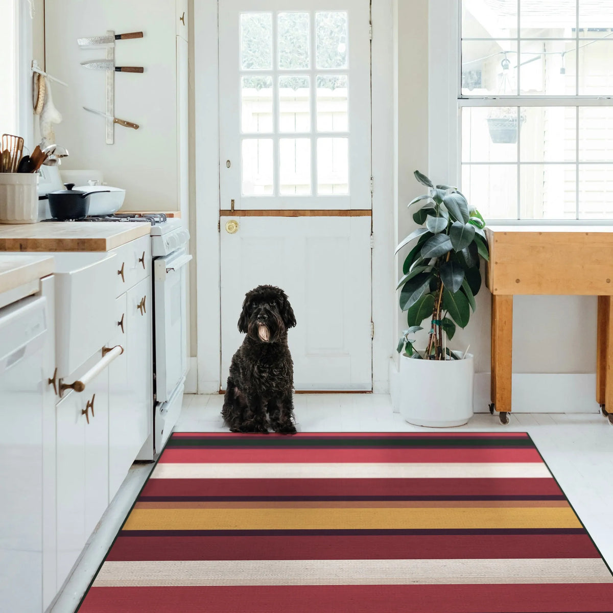Vintage Stripe Lightweight Rug