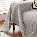Washable Herringbone Chenille Throw