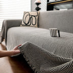 Washable Herringbone Chenille Throw