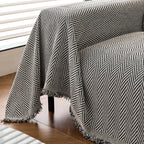 Washable Herringbone Chenille Throw