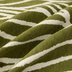 Wave Pattern Woven Sofa Throw