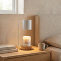 Wood and Metal Japanese Lamp