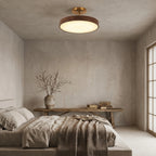 Wood Grain Round LED Ceiling Light