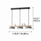 Wooden Bird Bar LED Pendant Light