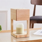 Wooden Candle Warmer Lamp