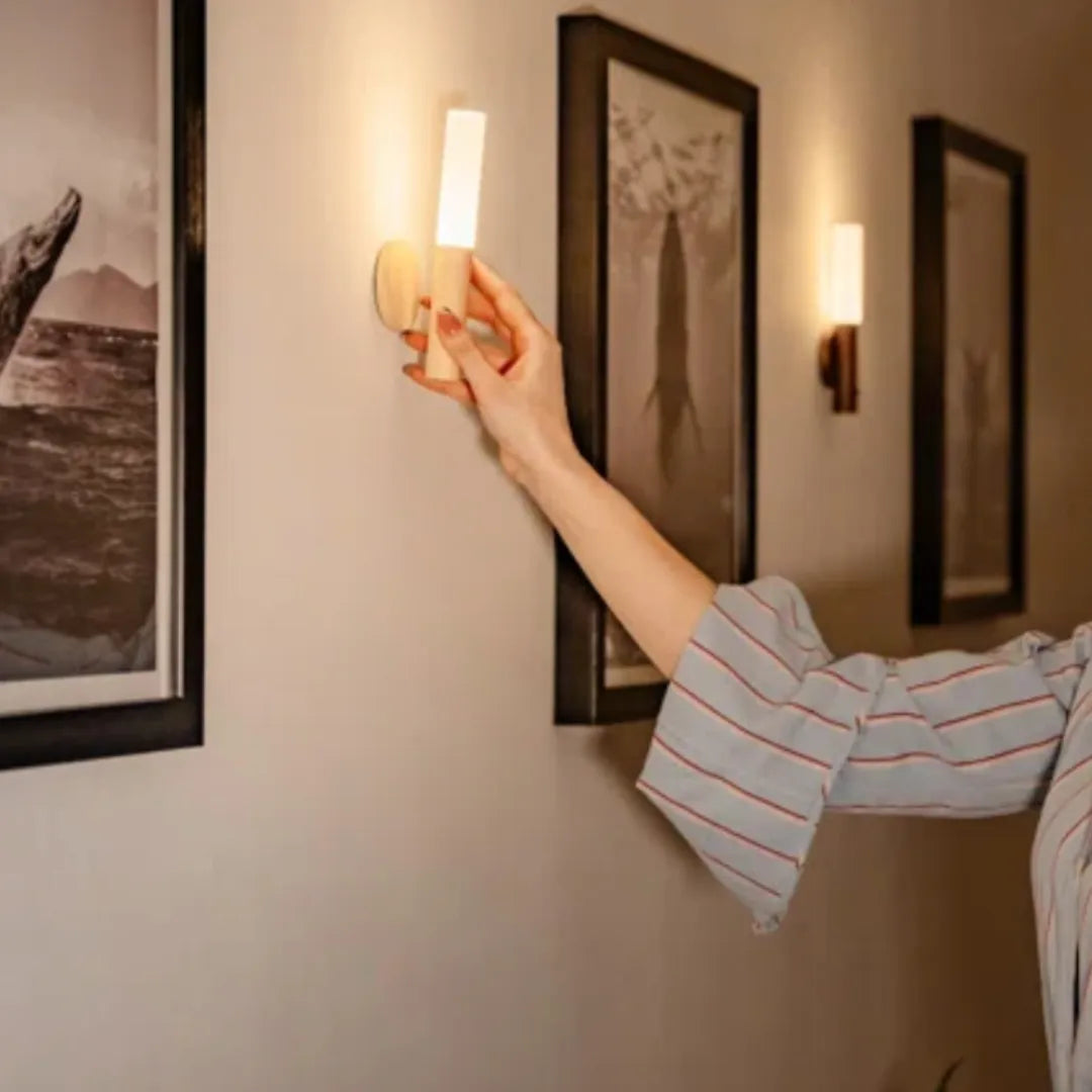 Wooden Motion Sensor Bar Light