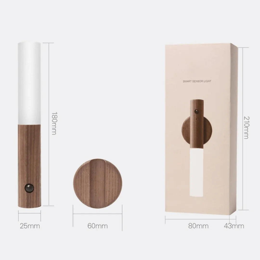 Wooden Motion Sensor Bar Light